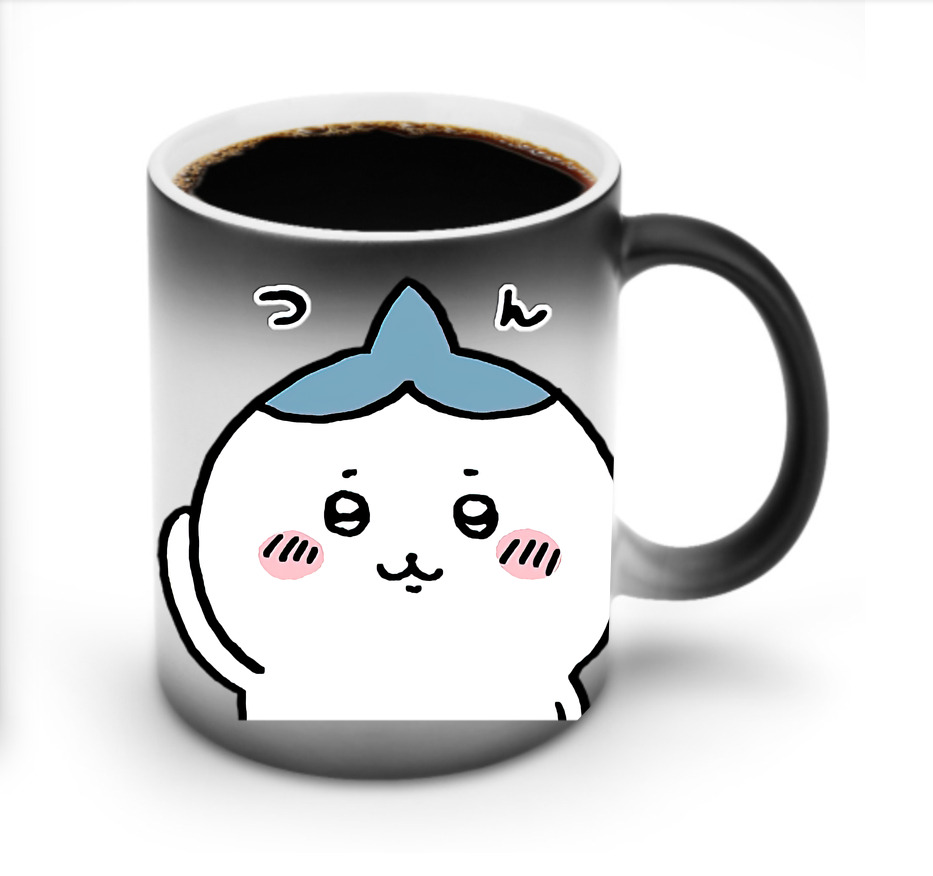 （画像用） ちいかわ ハチワレ Chii-kawa hachiware 温度変色マグカップ
