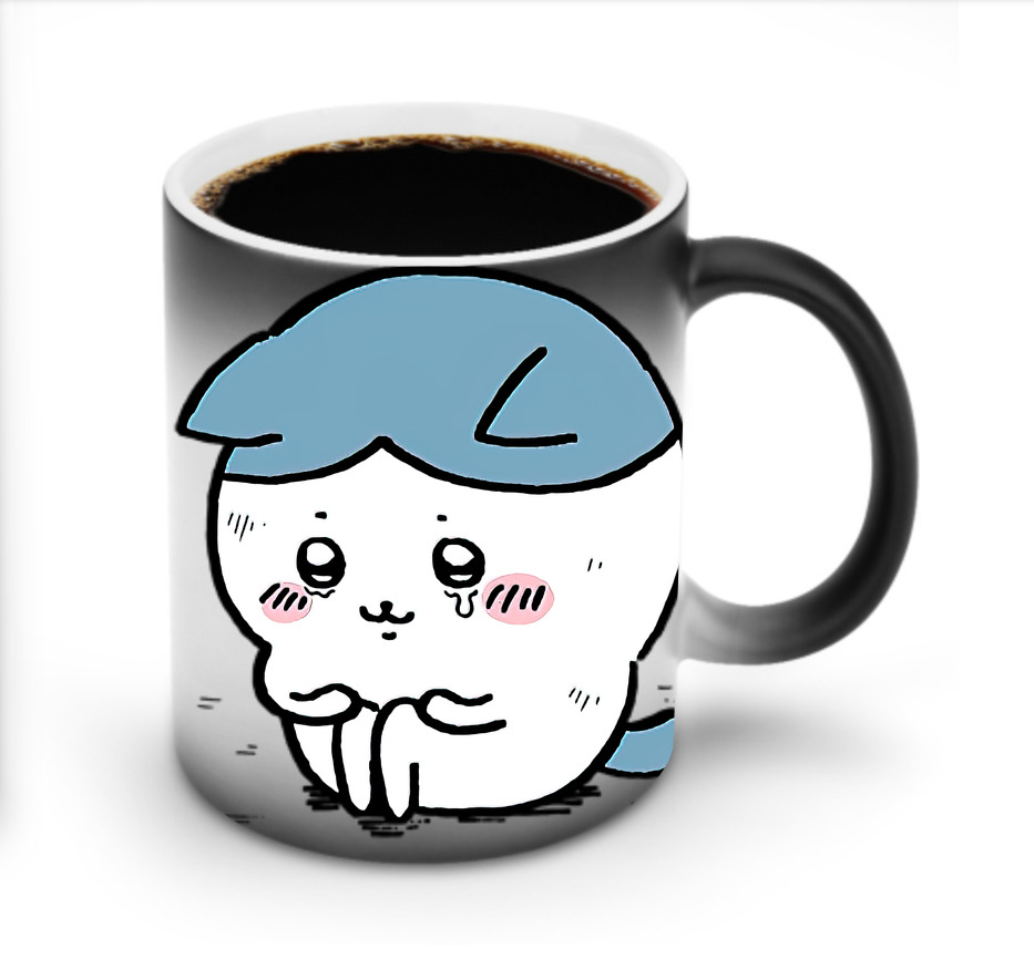（画像用） ちいかわ ハチワレ Chii-kawa hachiware 温度変色マグカップ