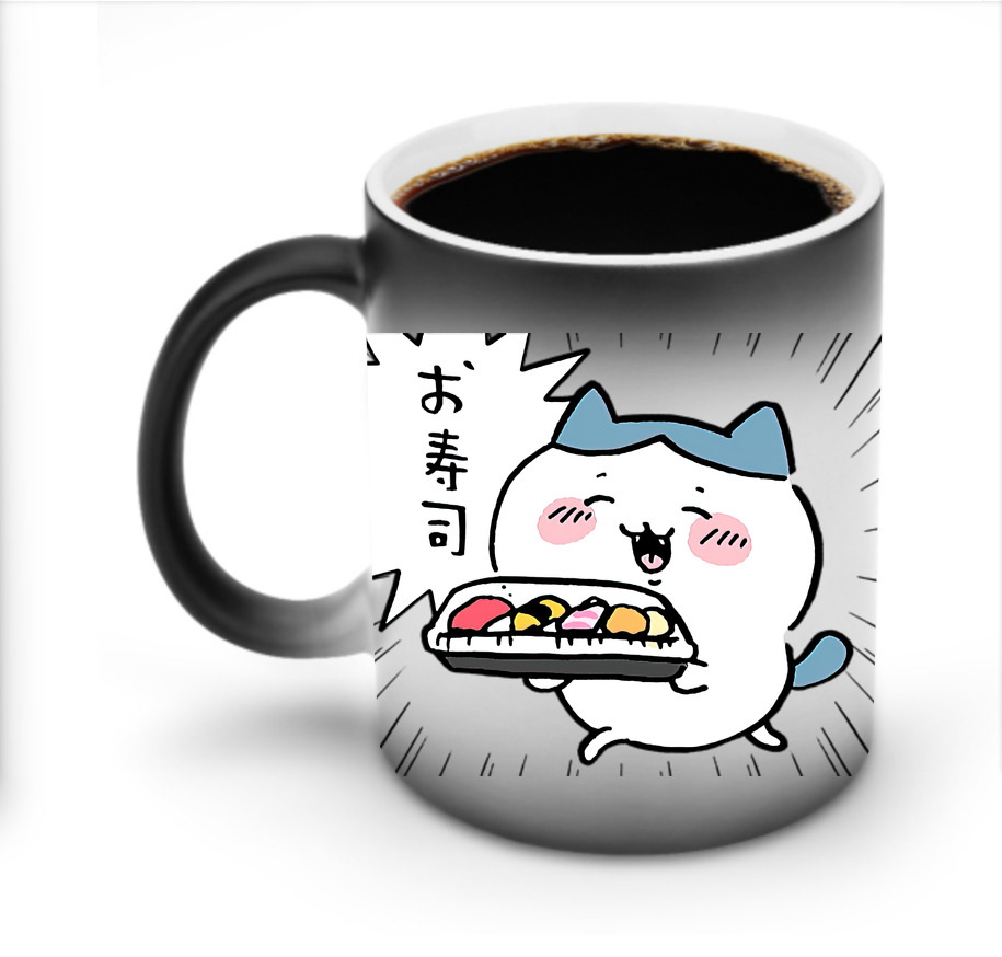 （画像用） ちいかわ ハチワレ Chii-kawa hachiware 温度変色マグカップ