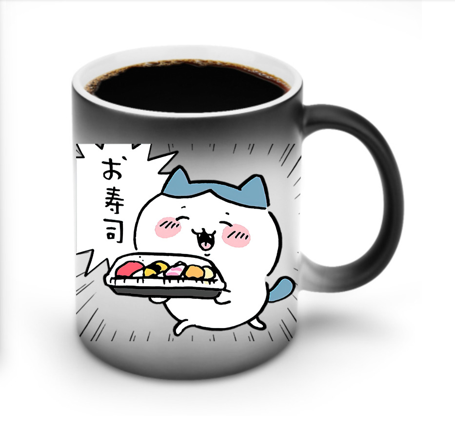 （画像用） ちいかわ ハチワレ Chii-kawa hachiware 温度変色マグカップ