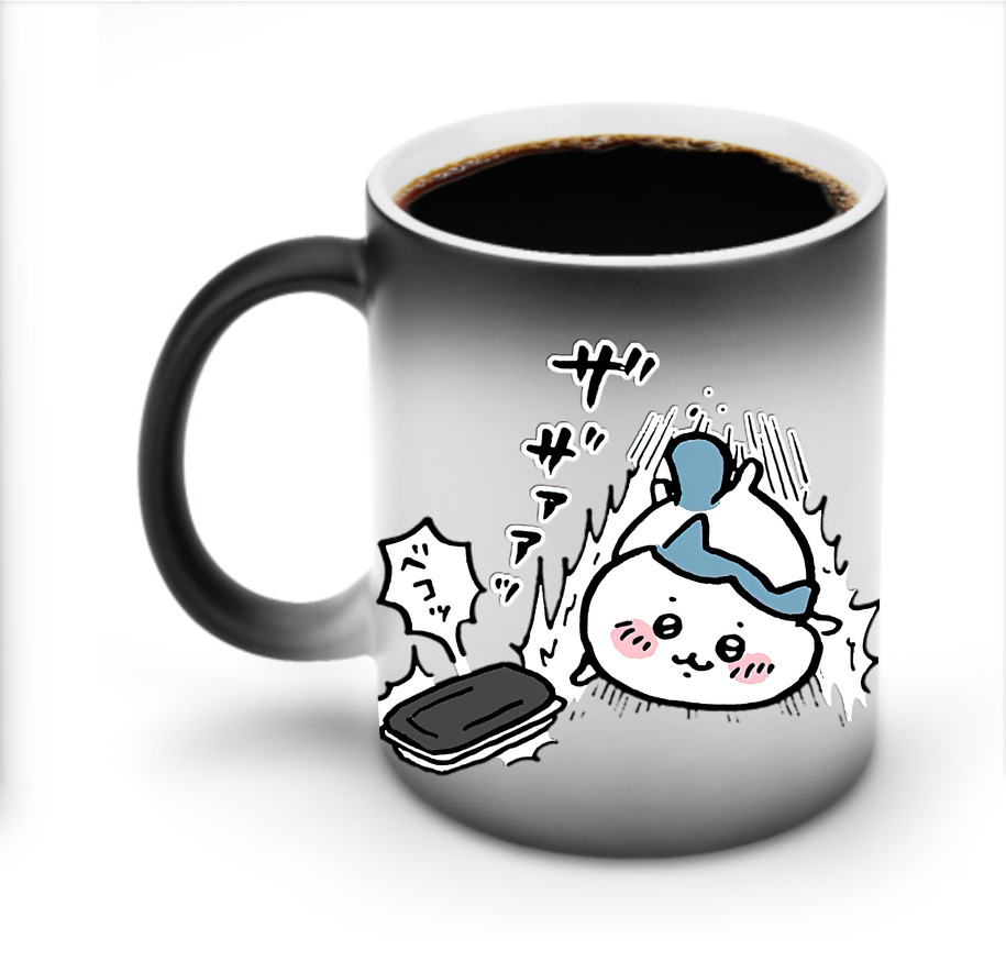 （画像用） ちいかわ ハチワレ Chii-kawa hachiware 温度変色マグカップ