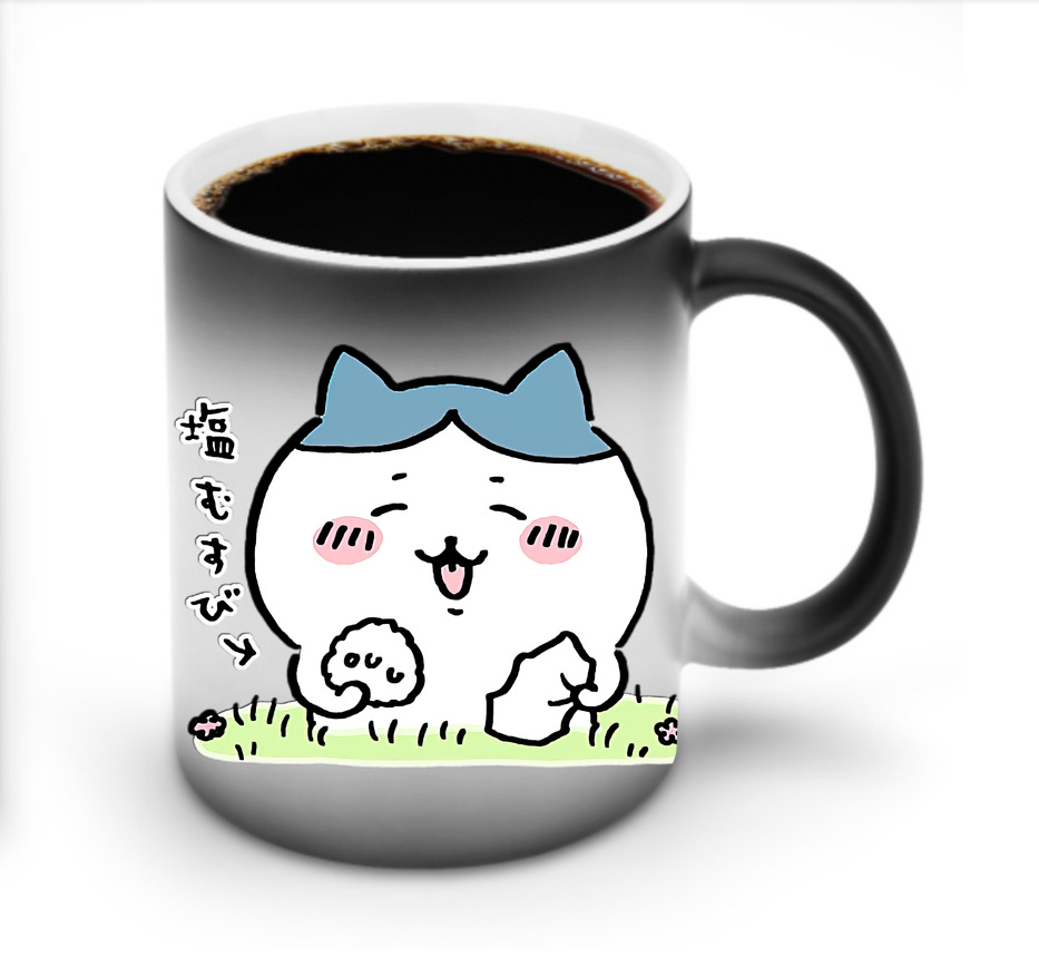 （画像用） ちいかわ ハチワレ Chii-kawa hachiware 温度変色マグカップ