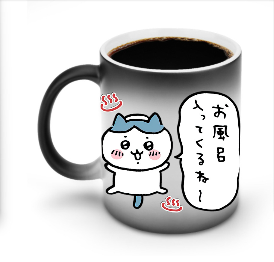 （画像用） ちいかわ ハチワレ Chii-kawa hachiware 温度変色マグカップ