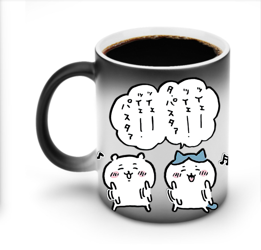 （画像用） ちいかわ ハチワレ Chii-kawa hachiware 温度変色マグカップ