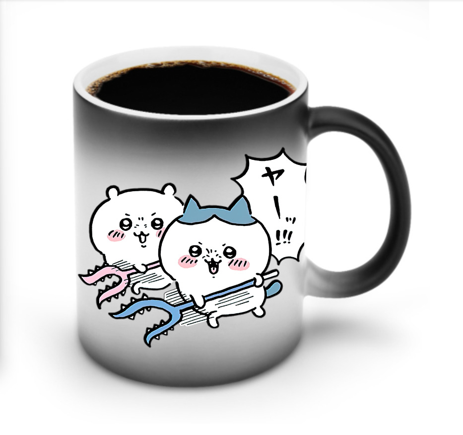（画像用） ちいかわ ハチワレ Chii-kawa hachiware 温度変色マグカップ