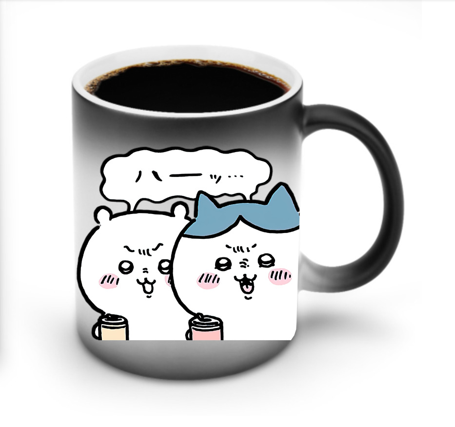 （画像用） ちいかわ ハチワレ Chii-kawa hachiware 温度変色マグカップ