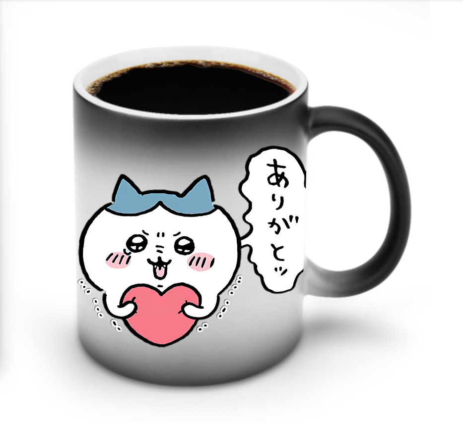 （画像用） ちいかわ ハチワレ Chii-kawa hachiware 温度変色マグカップ
