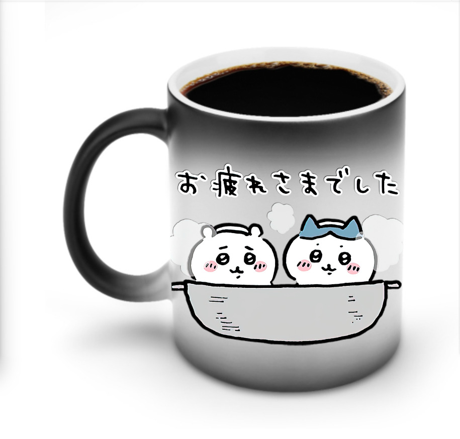 （画像用） ちいかわ ハチワレ Chii-kawa hachiware 温度変色マグカップ