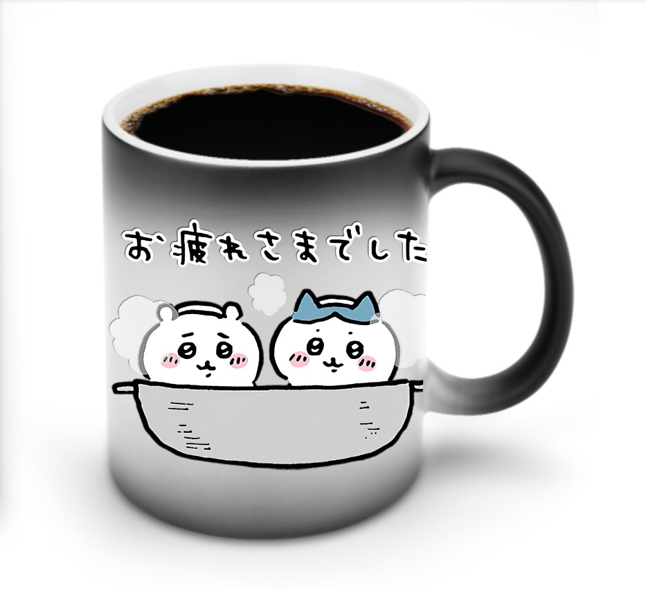 （画像用） ちいかわ ハチワレ Chii-kawa hachiware 温度変色マグカップ