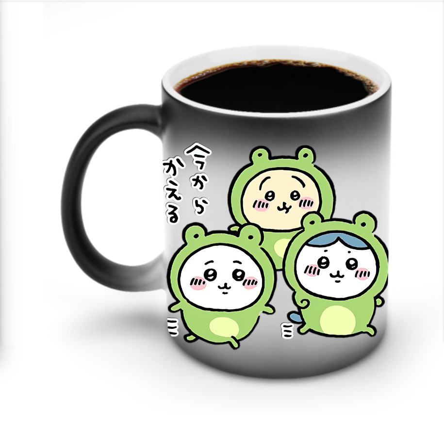 （画像用） ちいかわ ハチワレ Chii-kawa hachiware 温度変色マグカップ
