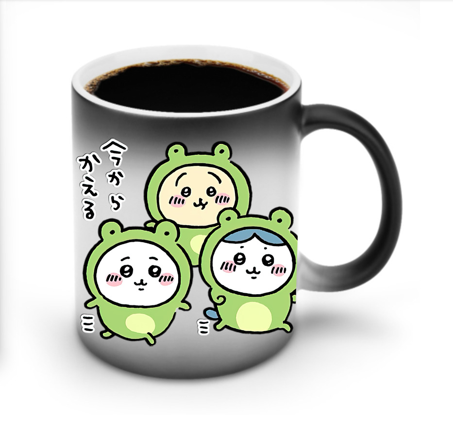 （画像用） ちいかわ ハチワレ Chii-kawa hachiware 温度変色マグカップ