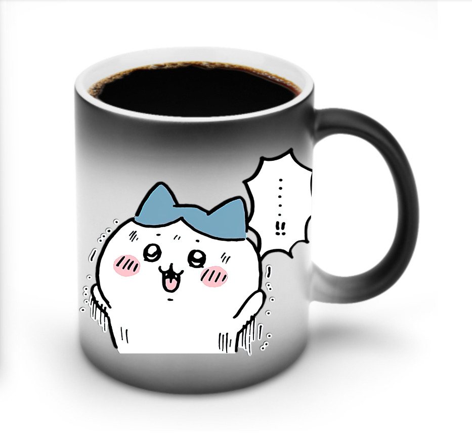 （画像用） ちいかわ ハチワレ Chii-kawa hachiware 温度変色マグカップ