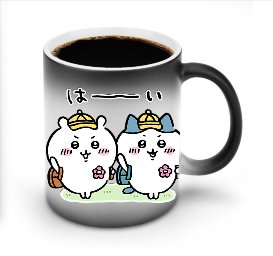 （画像用） ちいかわ ハチワレ Chii-kawa hachiware 温度変色マグカップ
