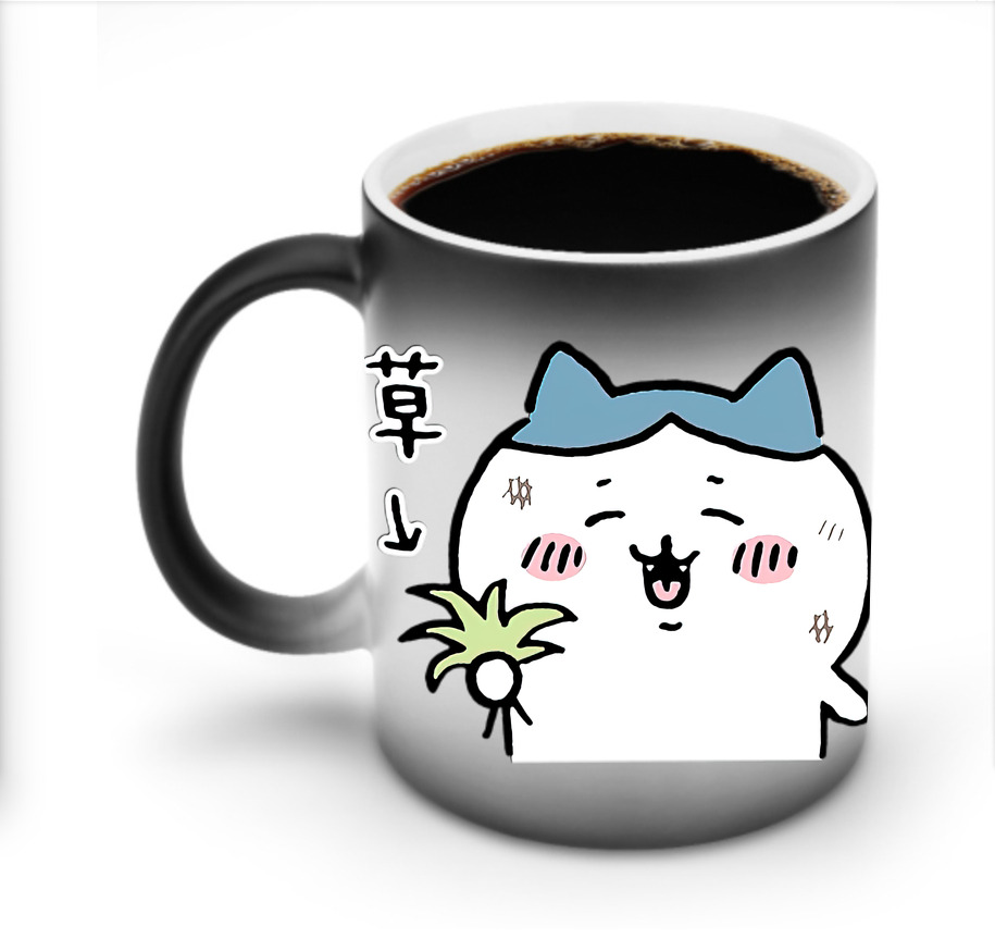 （画像用） ちいかわ ハチワレ Chii-kawa hachiware 温度変色マグカップ