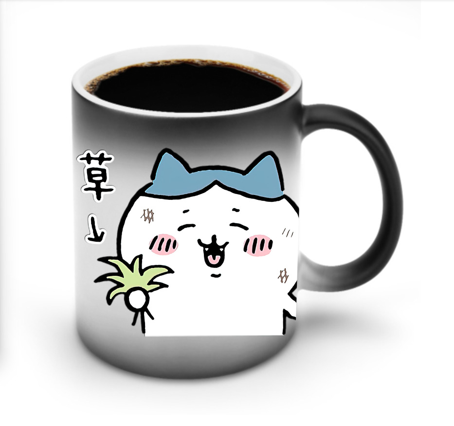 （画像用） ちいかわ ハチワレ Chii-kawa hachiware 温度変色マグカップ
