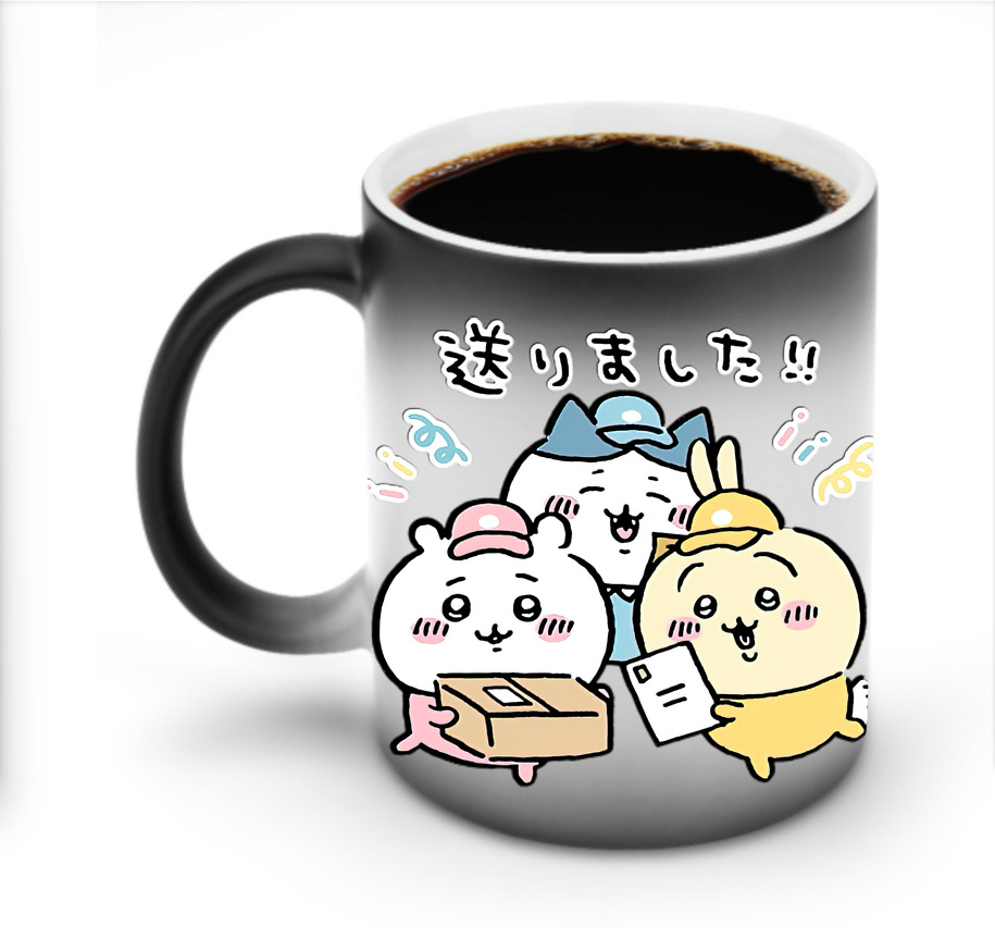 （画像用） ちいかわ ハチワレ Chii-kawa hachiware 温度変色マグカップ