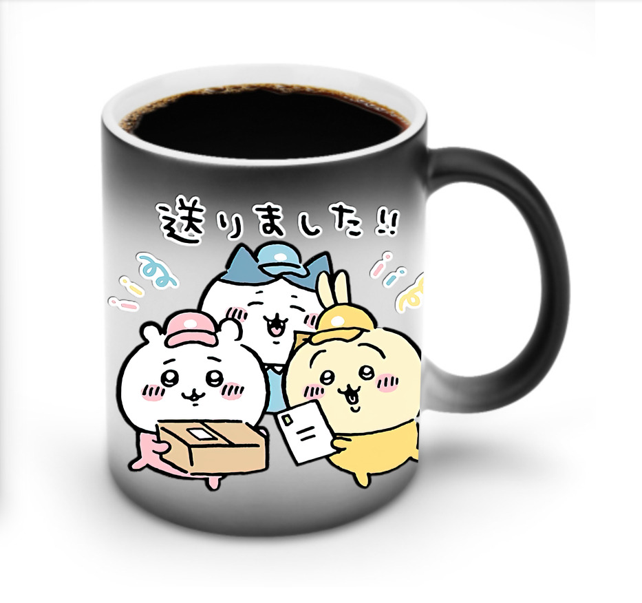 （画像用） ちいかわ ハチワレ Chii-kawa hachiware 温度変色マグカップ