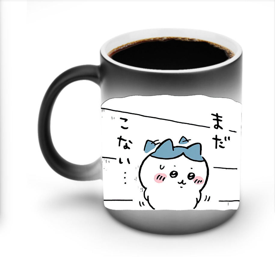 （画像用） ちいかわ ハチワレ Chii-kawa hachiware 温度変色マグカップ