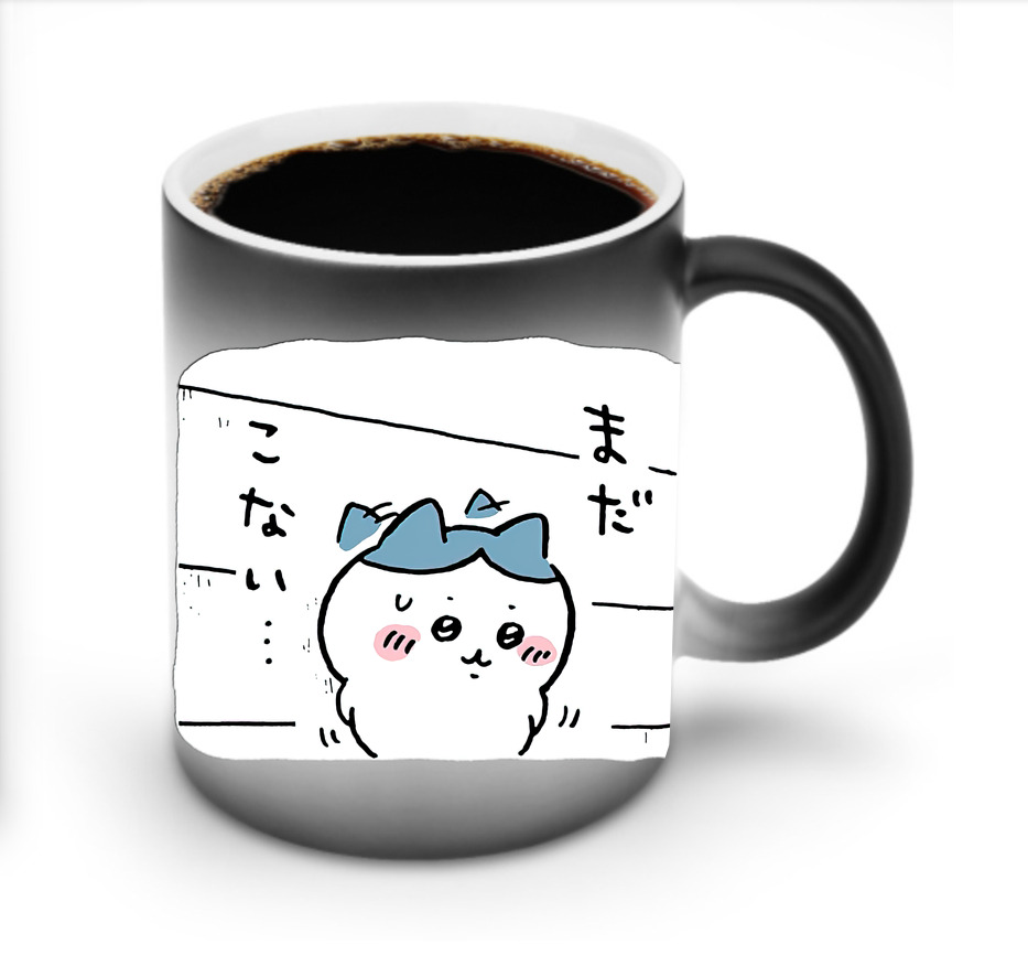 （画像用） ちいかわ ハチワレ Chii-kawa hachiware 温度変色マグカップ