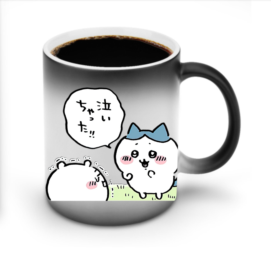 （画像用） ちいかわ ハチワレ Chii-kawa hachiware 温度変色マグカップ