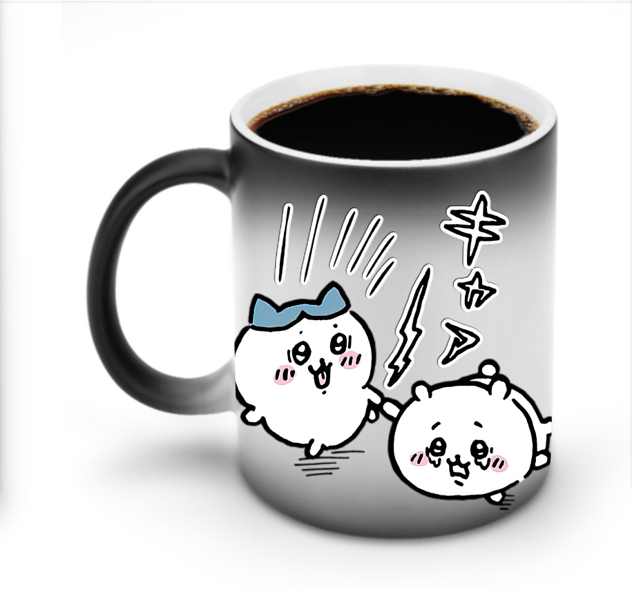 （画像用） ちいかわ ハチワレ Chii-kawa hachiware 温度変色マグカップ