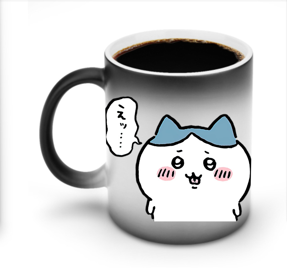 （画像用） ちいかわ ハチワレ Chii-kawa hachiware 温度変色マグカップ