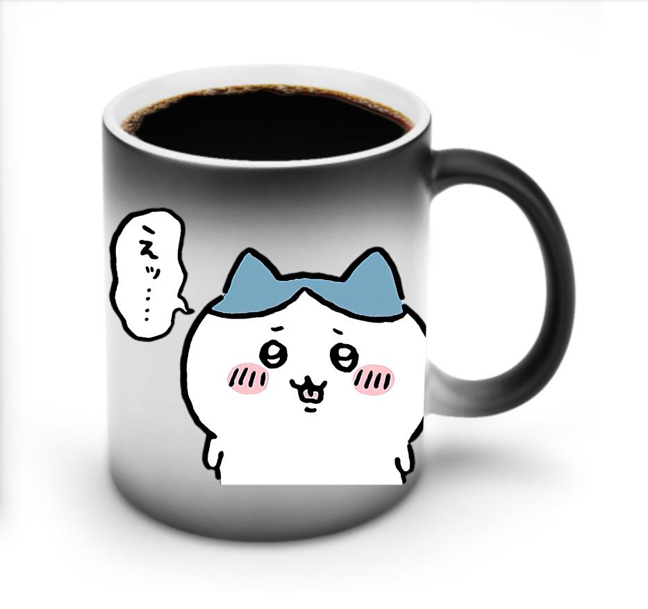 （画像用） ちいかわ ハチワレ Chii-kawa hachiware 温度変色マグカップ