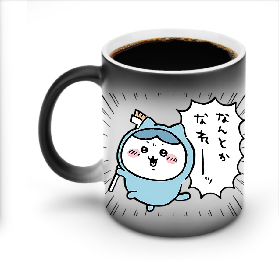 （画像用） ちいかわ ハチワレ Chii-kawa hachiware 温度変色マグカップ