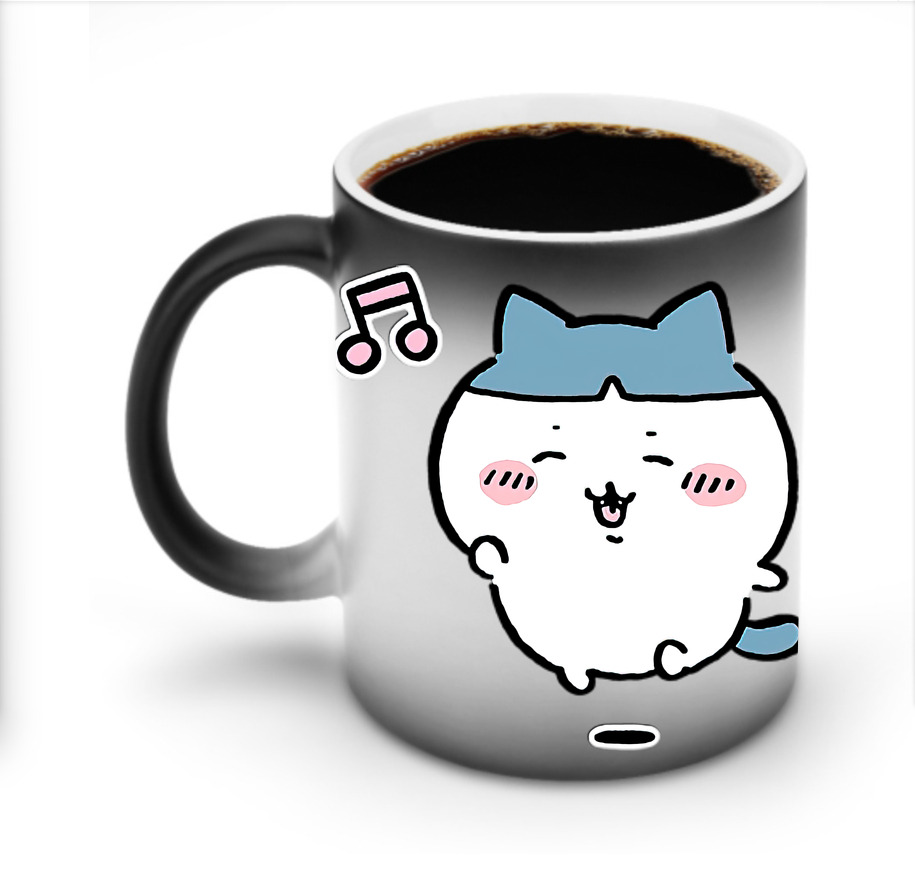 （画像用） ちいかわ ハチワレ Chii-kawa hachiware 温度変色マグカップ