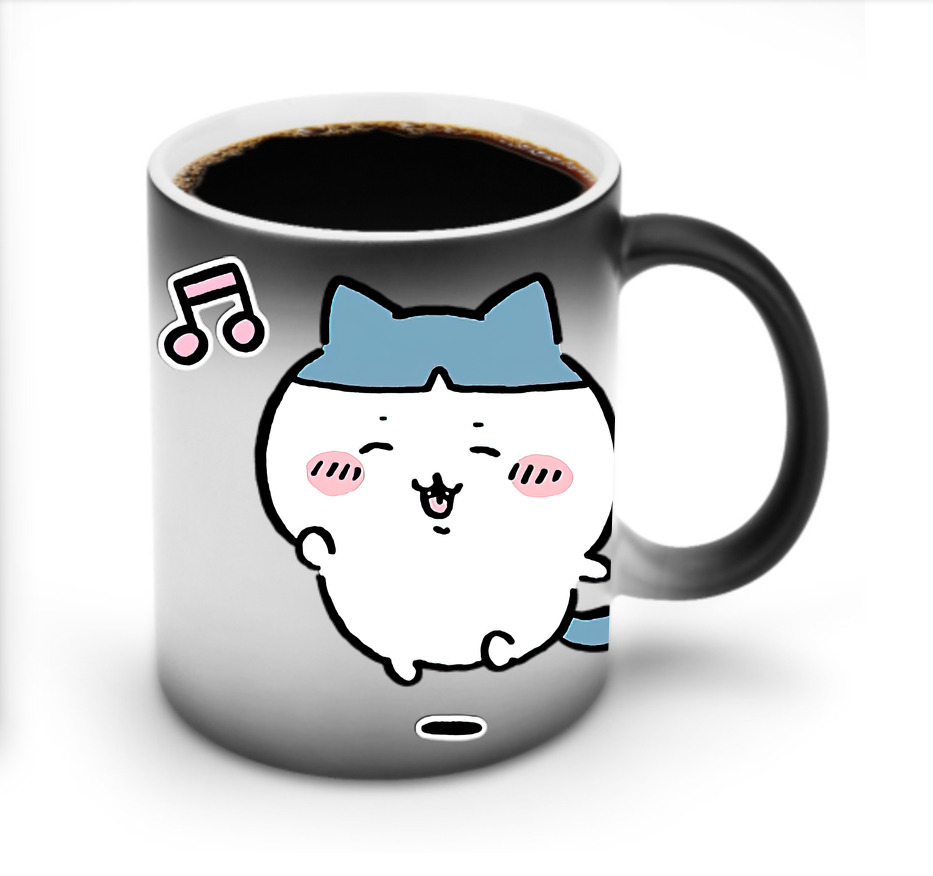 （画像用） ちいかわ ハチワレ Chii-kawa hachiware 温度変色マグカップ