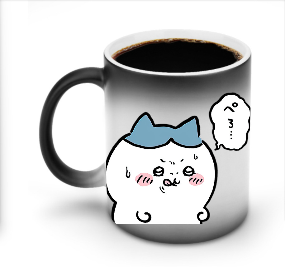 （画像用） ちいかわ ハチワレ Chii-kawa hachiware 温度変色マグカップ