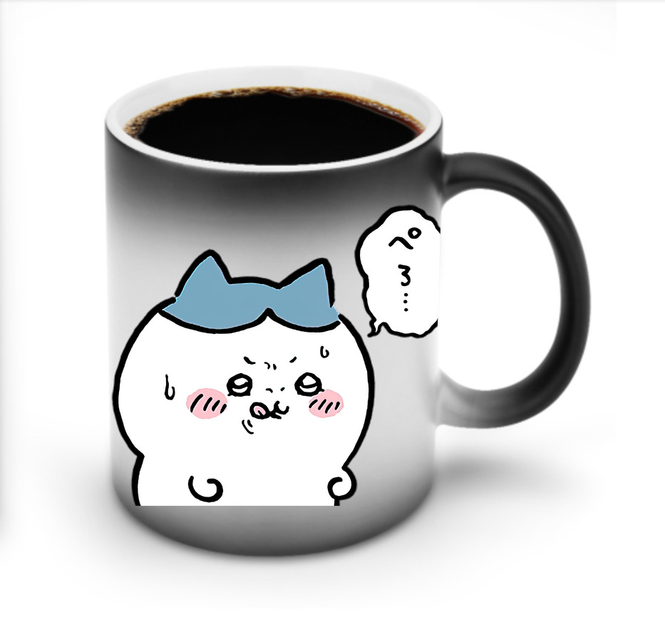（画像用） ちいかわ ハチワレ Chii-kawa hachiware 温度変色マグカップ