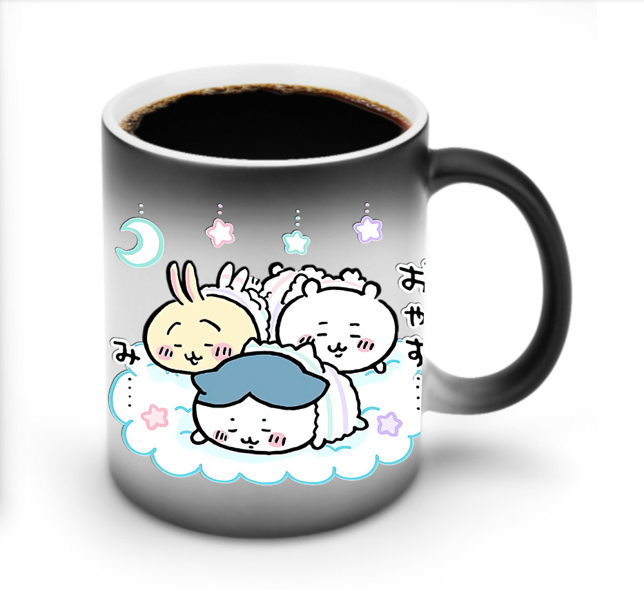 （画像用） ちいかわ ハチワレ Chii-kawa hachiware 温度変色マグカップ