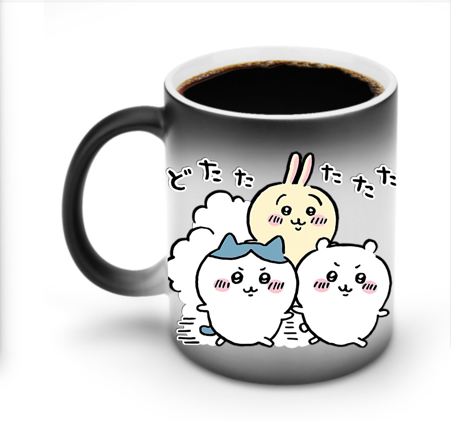 （画像用） ちいかわ ハチワレ Chii-kawa hachiware 温度変色マグカップ