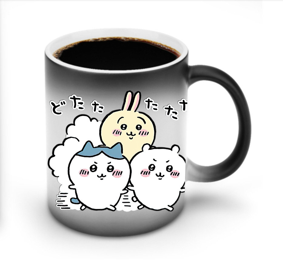 （画像用） ちいかわ ハチワレ Chii-kawa hachiware 温度変色マグカップ
