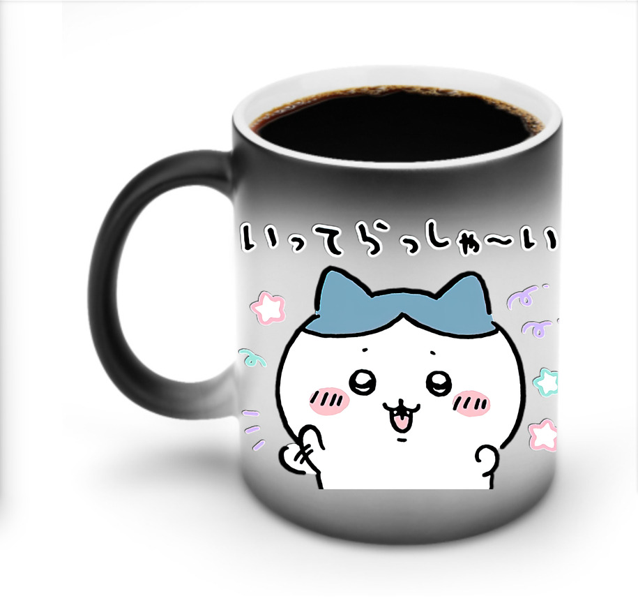 （画像用） ちいかわ ハチワレ Chii-kawa hachiware 温度変色マグカップ