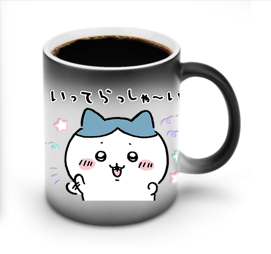 （画像用） ちいかわ ハチワレ Chii-kawa hachiware 温度変色マグカップ