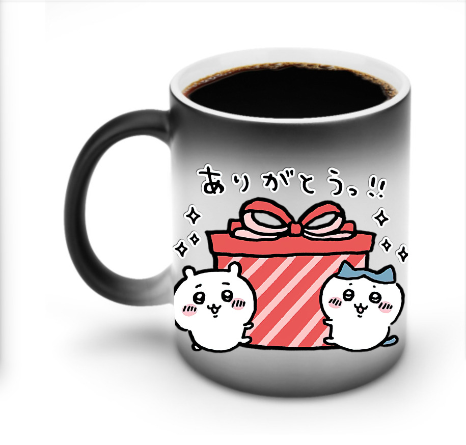 （画像用） ちいかわ ハチワレ Chii-kawa hachiware 温度変色マグカップ