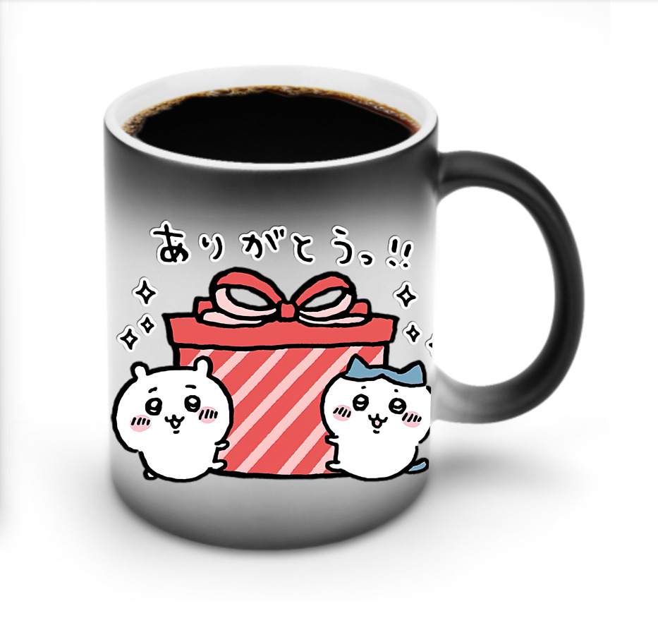 （画像用） ちいかわ ハチワレ Chii-kawa hachiware 温度変色マグカップ