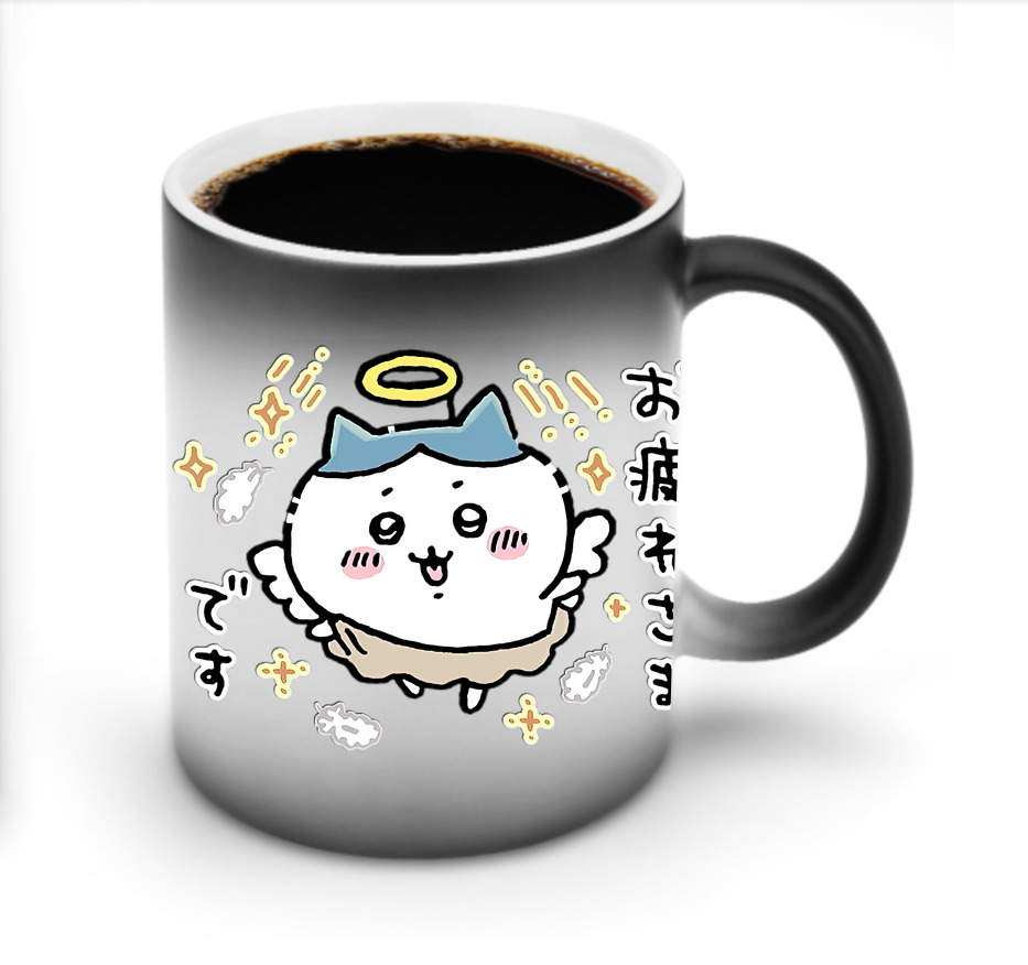 （画像用） ちいかわ ハチワレ Chii-kawa hachiware 温度変色マグカップ