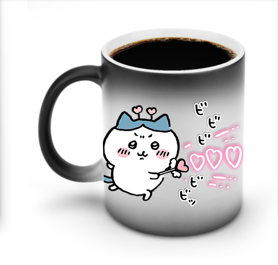 （画像用） ちいかわ ハチワレ Chii-kawa hachiware 温度変色マグカップ