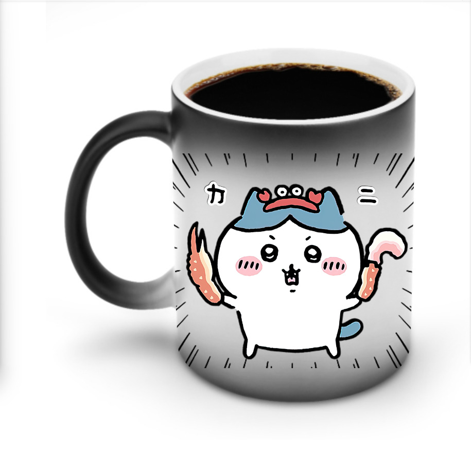 （画像用） ちいかわ ハチワレ Chii-kawa hachiware 温度変色マグカップ