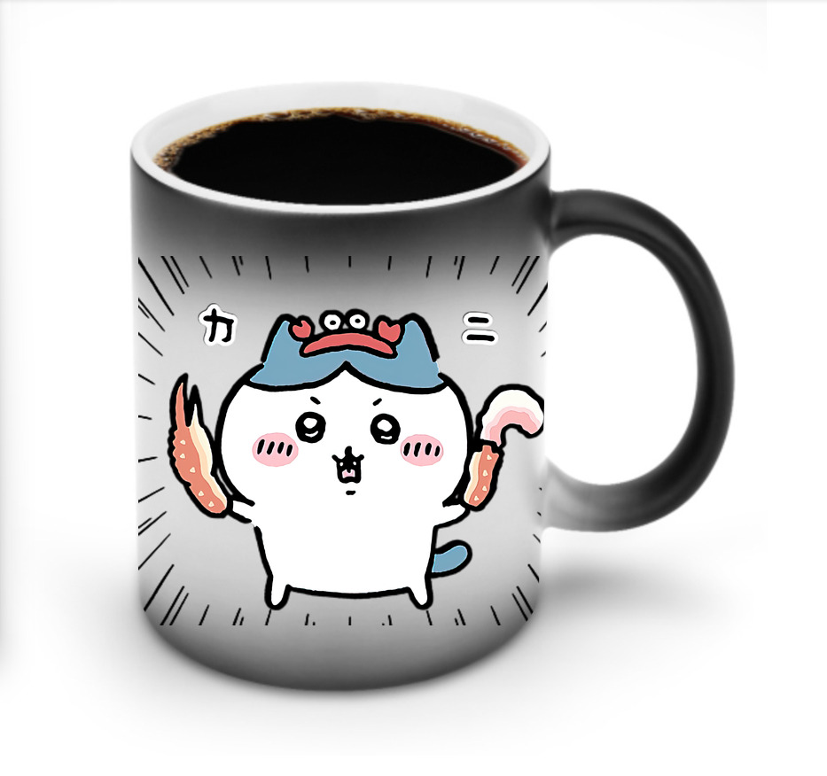 （画像用） ちいかわ ハチワレ Chii-kawa hachiware 温度変色マグカップ