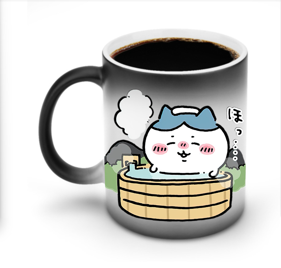 （画像用） ちいかわ ハチワレ Chii-kawa hachiware 温度変色マグカップ