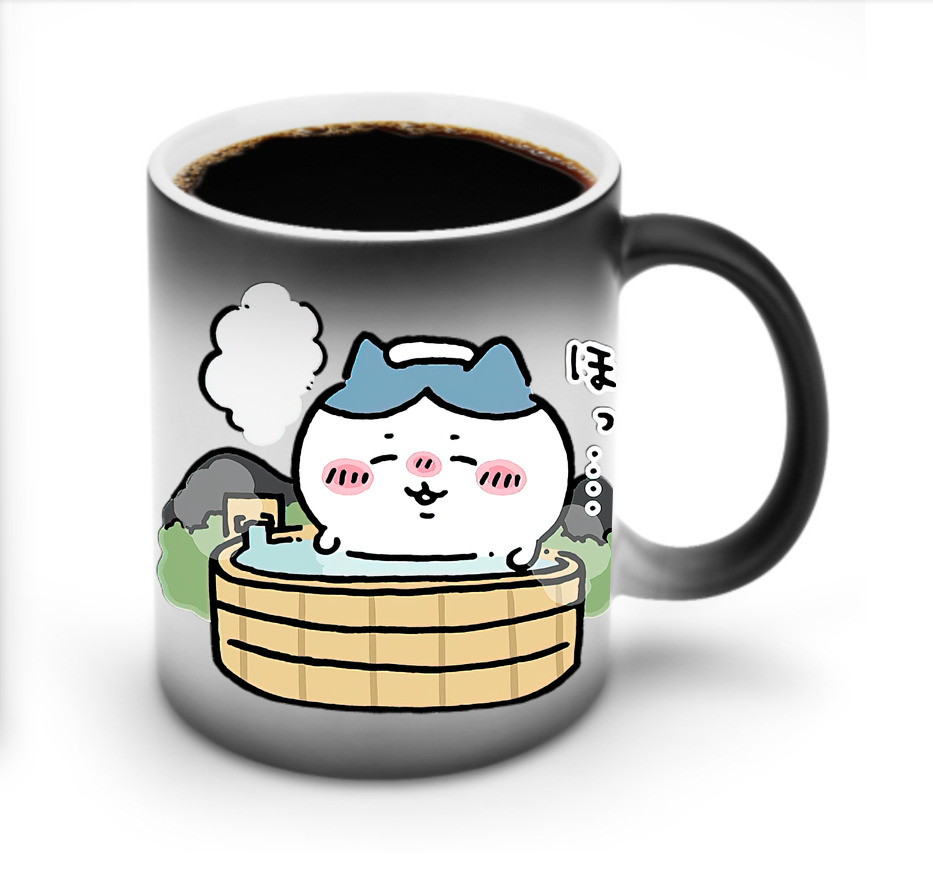 （画像用） ちいかわ ハチワレ Chii-kawa hachiware 温度変色マグカップ