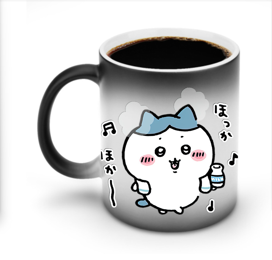 （画像用） ちいかわ ハチワレ Chii-kawa hachiware 温度変色マグカップ