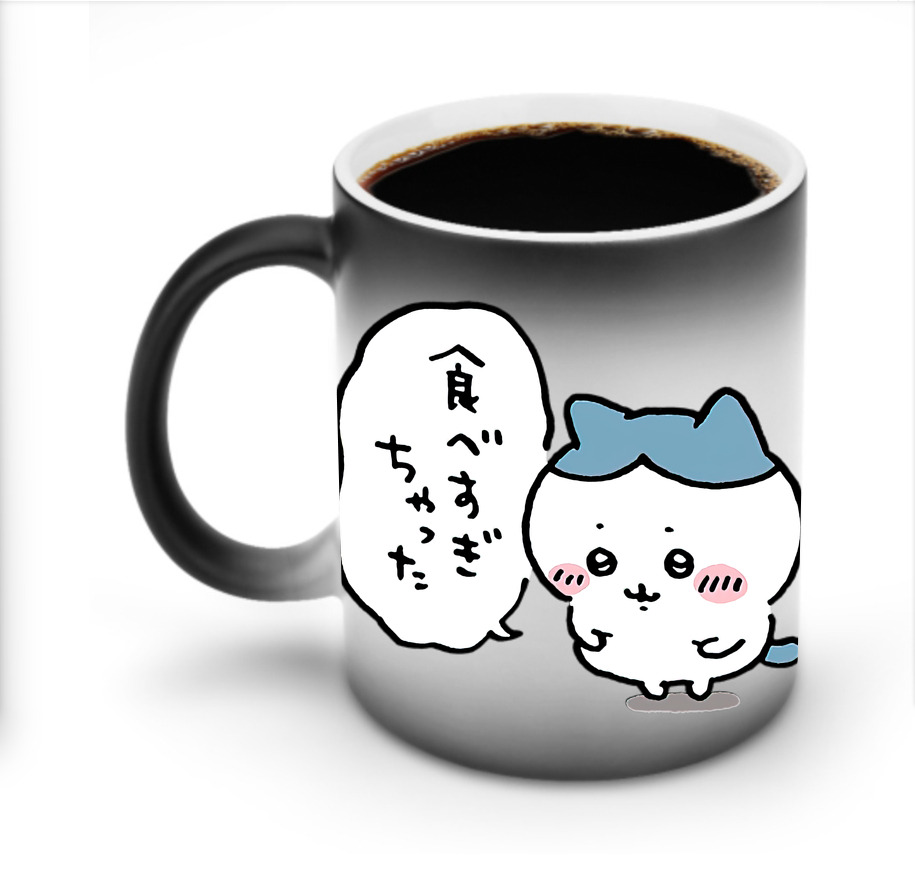 （画像用） ちいかわ ハチワレ Chii-kawa hachiware 温度変色マグカップ