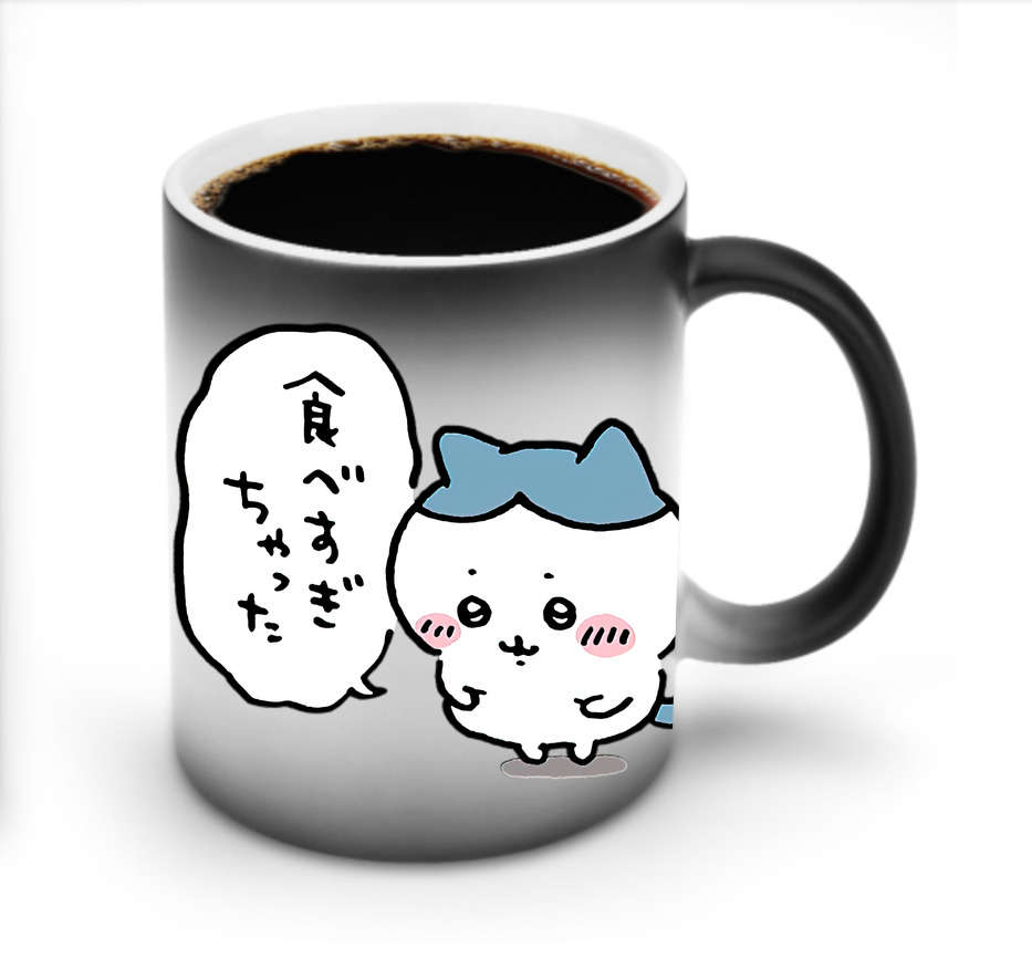 （画像用） ちいかわ ハチワレ Chii-kawa hachiware 温度変色マグカップ
