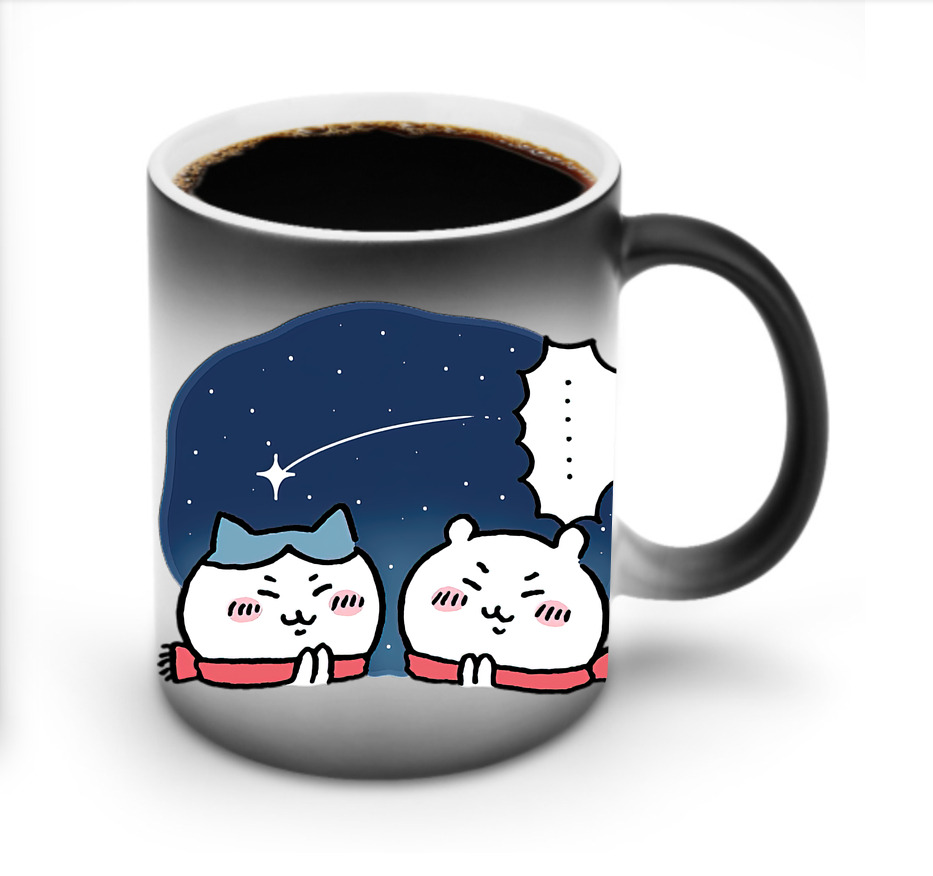 （画像用） ちいかわ ハチワレ Chii-kawa hachiware 温度変色マグカップ
