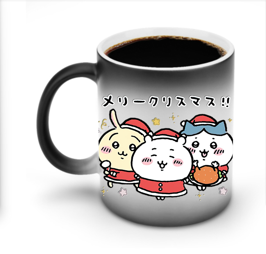 （画像用） ちいかわ ハチワレ Chii-kawa hachiware 温度変色マグカップ